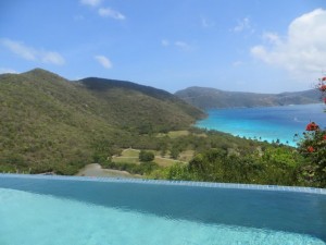 The Villa Collection Guana Island view from main villa